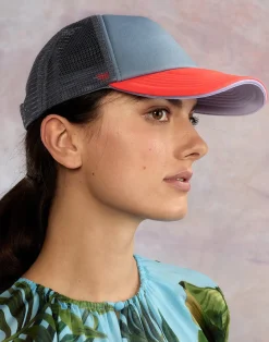 Fashion Cynthia Rowley Colorblock Trucker Hat VRBUBU