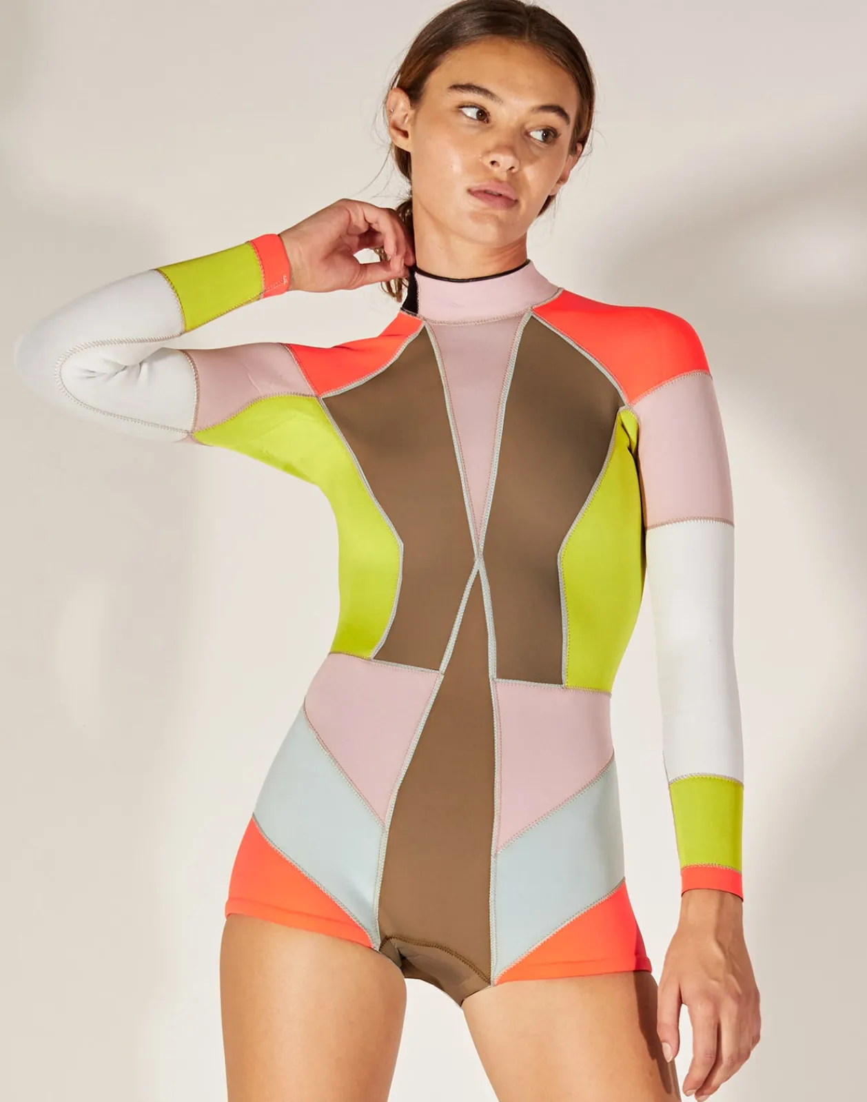 Clearance Cynthia Rowley Colorblock Wetsuit TPORC
