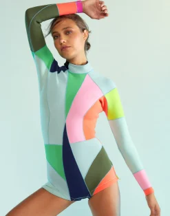 Hot Cynthia Rowley Colorblock Wetsuit MULTI