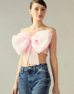 Outlet Cynthia Rowley Cupid's Bow Bandeau PINK