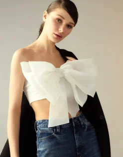 Sale Cynthia Rowley Cupid's Bow Bandeau White