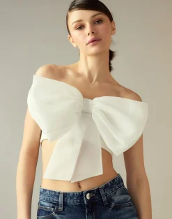 Sale Cynthia Rowley Cupid's Bow Bandeau White