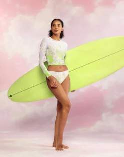 Clearance Cynthia Rowley Custom 7' Surfboard - Cheery Blossom