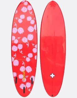 Best Cynthia Rowley Custom 7' Surfboard - Tulips
