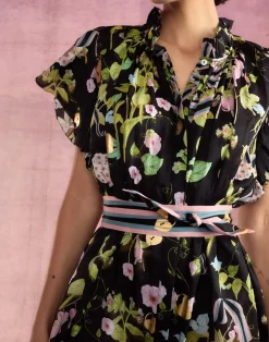 Outlet Cynthia Rowley Dawn Dress BLKMT