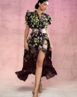 Outlet Cynthia Rowley Dawn Dress BLKMT