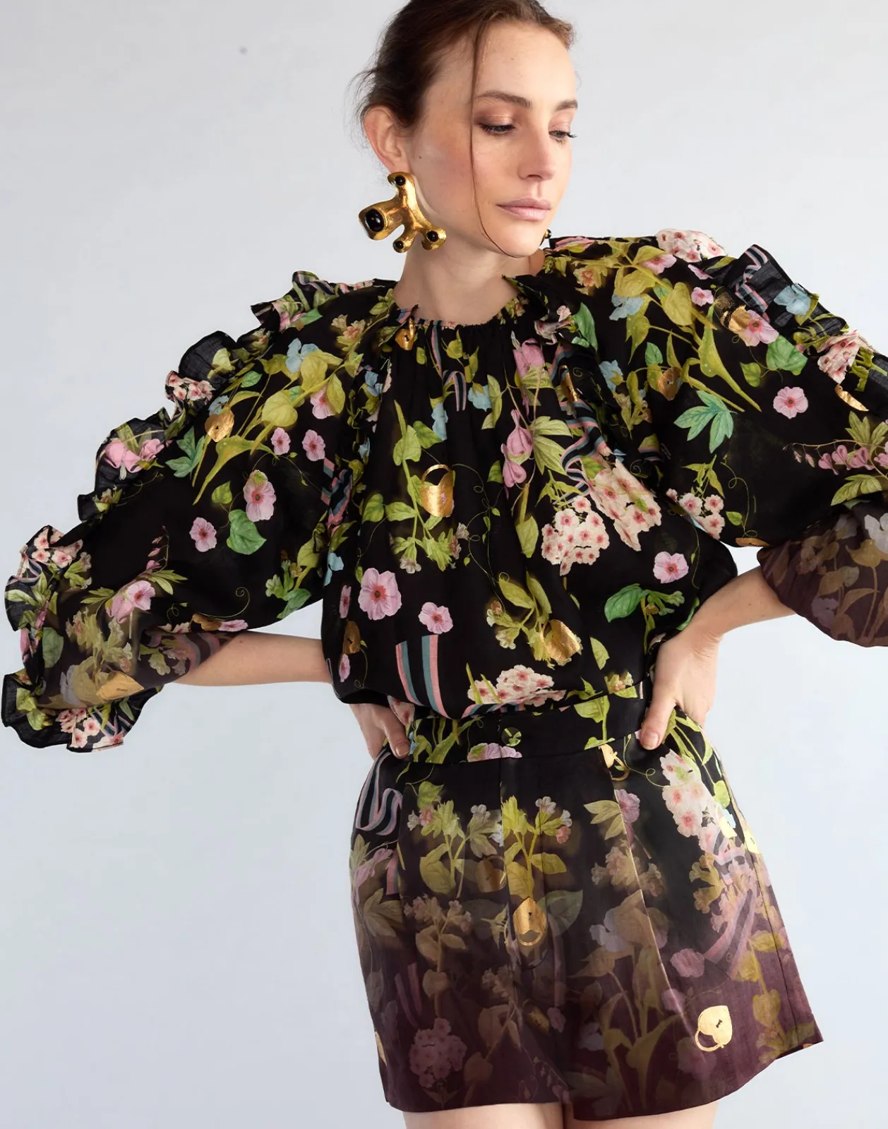 Clearance Cynthia Rowley Dawn Shorts BLKMT