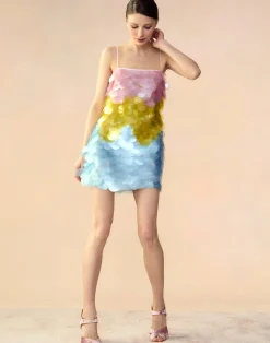 Discount Cynthia Rowley Daylight Disco Dress PNKYLW