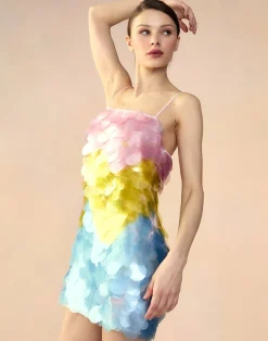 Discount Cynthia Rowley Daylight Disco Dress PNKYLW