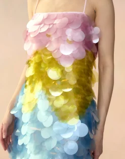 Discount Cynthia Rowley Daylight Disco Dress PNKYLW