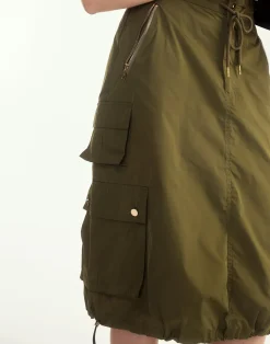 Clearance Cynthia Rowley Deep Pockets Skirt DRKGR