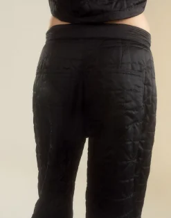 Outlet Cynthia Rowley Downtown Quilted Horseshoe Pant BLACK
