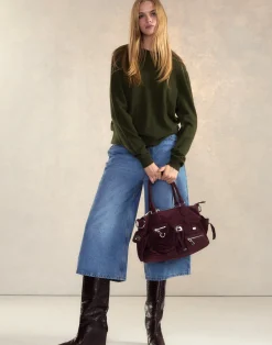 Online Cynthia Rowley Elea Wool Cashmere Sweater GREEN