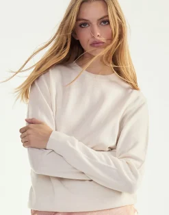 Hot Cynthia Rowley Elea Wool Cashmere Sweater White