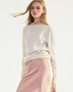 Hot Cynthia Rowley Elea Wool Cashmere Sweater White