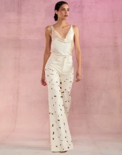 Best Cynthia Rowley Flora Cutout Jeans NATRL