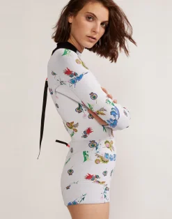 Hot Cynthia Rowley Garden Floral High Tide Wetsuit WHTBQ