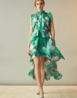 Outlet Cynthia Rowley Garden of Eden Dress GRNFL