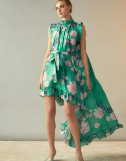 Outlet Cynthia Rowley Garden of Eden Dress GRNFL