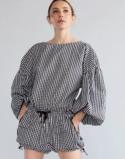 Fashion Cynthia Rowley Geneva Cotton Blouse BWGNH