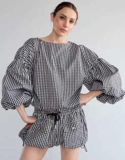 Fashion Cynthia Rowley Geneva Cotton Blouse BWGNH