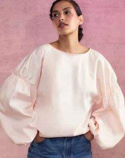 Best Cynthia Rowley Geneva Cotton Blouse PINK