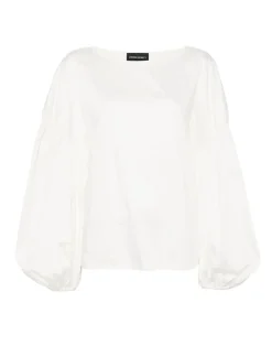 Hot Cynthia Rowley Geneva Cotton Blouse White