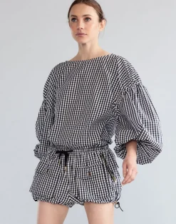 Hot Cynthia Rowley Geneva Gingham Cargo Shorts BWGNH