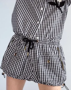 Hot Cynthia Rowley Geneva Gingham Cargo Shorts BWGNH