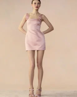 Hot Cynthia Rowley Gigi Satin Dress MAUVE