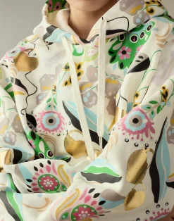 Discount Cynthia Rowley Gilded Garden Sweatshirt WHTML