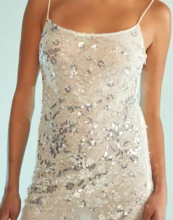 Hot Cynthia Rowley Gisele Beaded Dress White