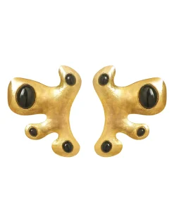 Discount Cynthia Rowley Hidden Gem Earrings BLACK