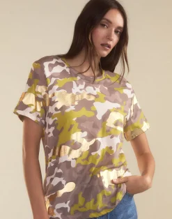 Outlet Cynthia Rowley In Plain Sight Tee PNKCMO