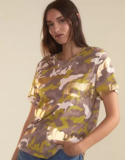 Outlet Cynthia Rowley In Plain Sight Tee PNKCMO