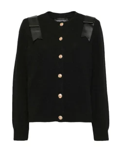 Fashion Cynthia Rowley Ivy Wool Cardigan BLACK