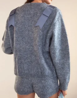 Discount Cynthia Rowley Ivy Wool Knit Short Denim