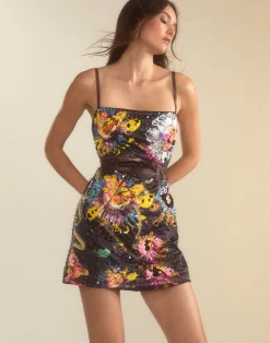 Hot Cynthia Rowley Kaia Dress BLKMT