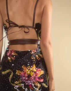 Hot Cynthia Rowley Kaia Dress BLKMT