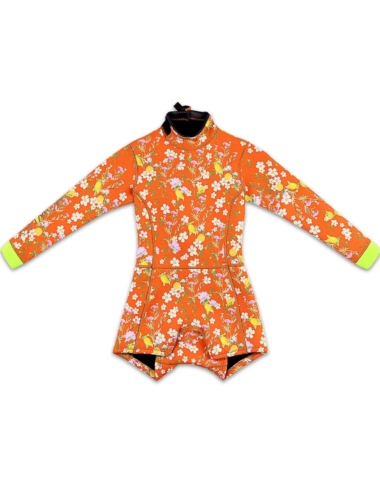 New Cynthia Rowley Kids Floral Wetsuit ORGMT