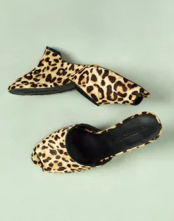 Fashion Cynthia Rowley Leopard Pony Hair Wedges LEOPD