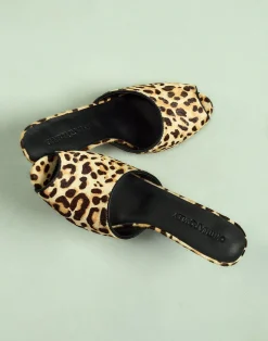 Fashion Cynthia Rowley Leopard Pony Hair Wedges LEOPD