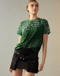 Best Cynthia Rowley Leopard Tee GRNLEO