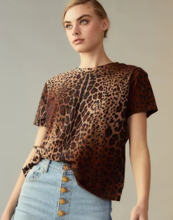 Online Cynthia Rowley Leopard Tee LEOPD