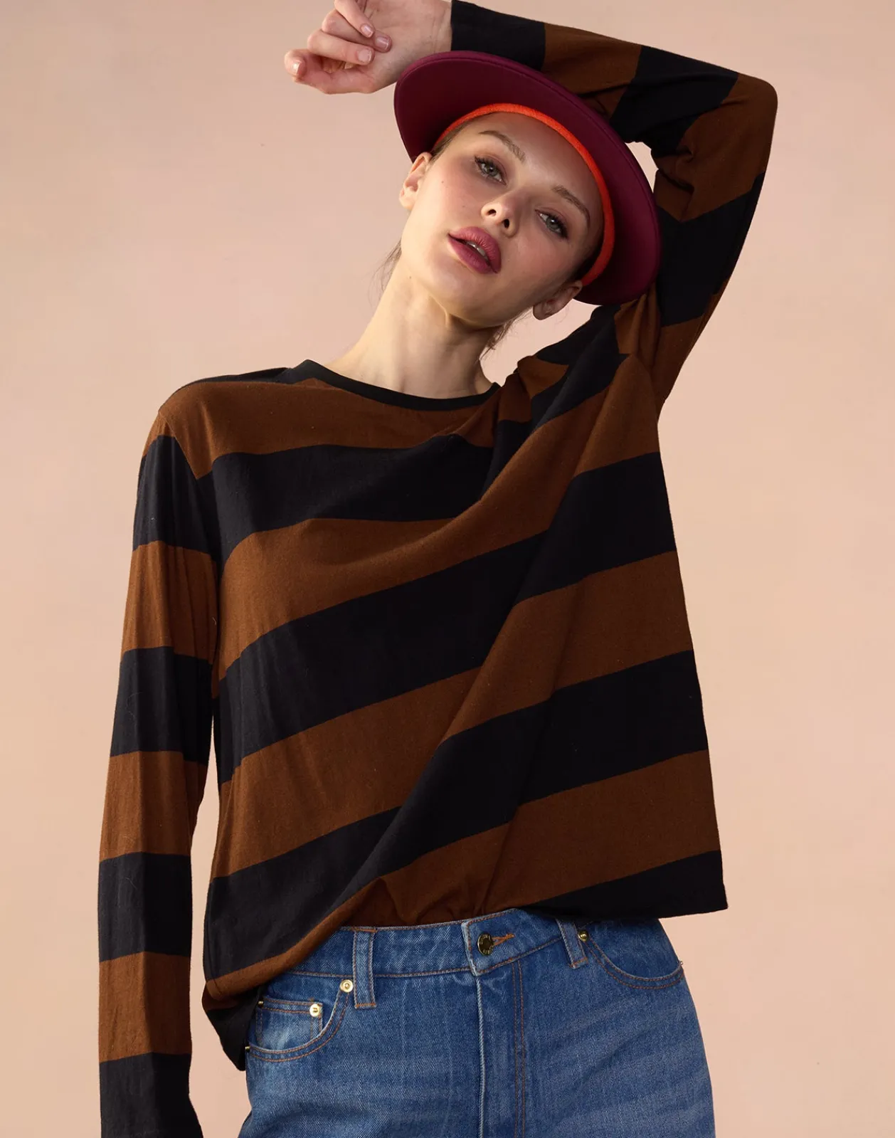 Best Cynthia Rowley Long Sleeve Everyday Tee BLKBR