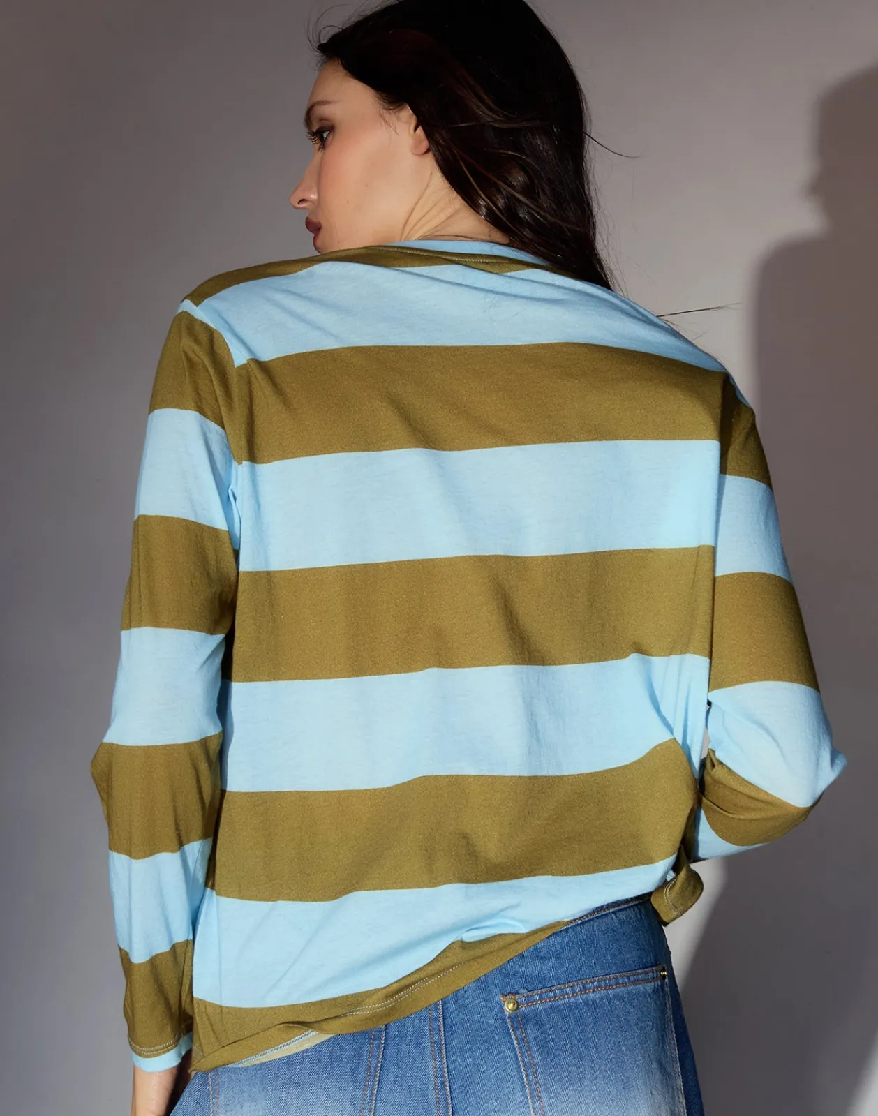 Best Cynthia Rowley Long Sleeve Everyday Tee BLUGR