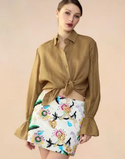 Outlet Cynthia Rowley Love Locket Skirt WHTML