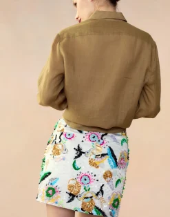 Outlet Cynthia Rowley Love Locket Skirt WHTML