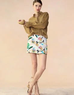 Outlet Cynthia Rowley Love Locket Skirt WHTML