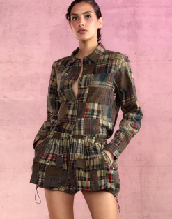 Online Cynthia Rowley Madrid Madras Shirt PLAID